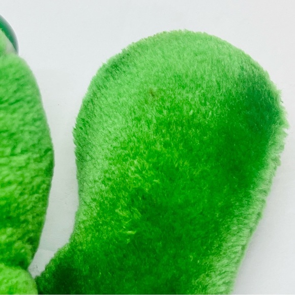 vintage green frog 80s croaking frog made in korea 11 inch - Picture 6 of 13